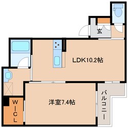 奈良駅 徒歩4分 2階の物件間取画像